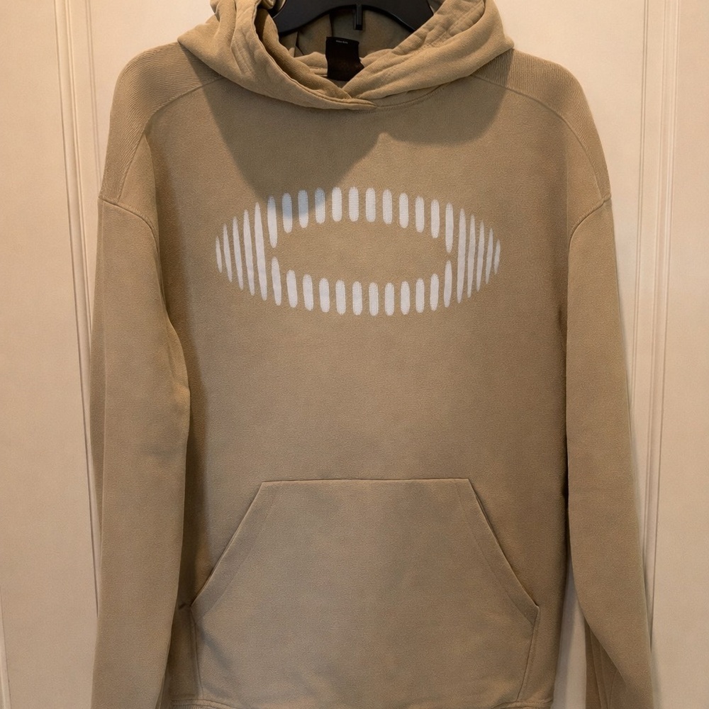 Oakley Tan Hoodie with White Logo